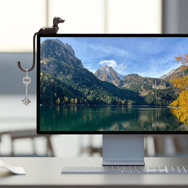 Monkey Business Design USA LLC - Wholesale Wall Hook - Dog Tail Hook For Computer Accessories | Rusty2