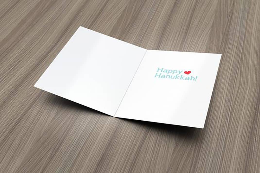 Fresh Frances - Wholesale Hanukkah Card - Box of 8 H-HK16 Hanukkah Cards1