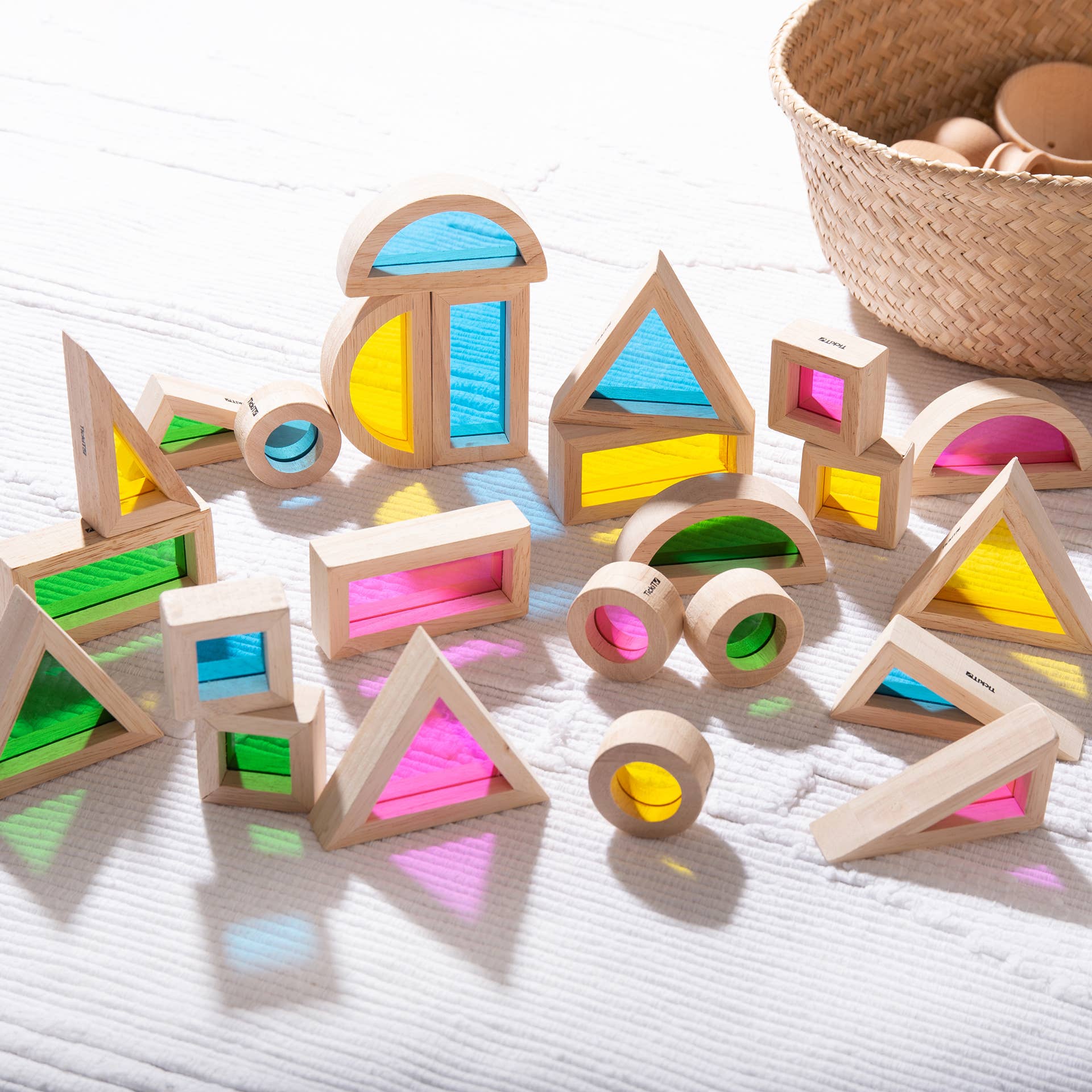 Commotion (Europe) BV - Wholesale Blocks - Kids Baby - Rainbow Blocks - Building blocks - Wooden Toy - Sensory
1