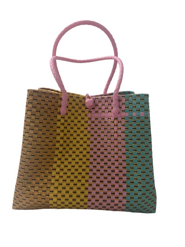 Duchess Sorbet – Designer Tote In Multicolour Weave for wholesale by Pure Di Casa