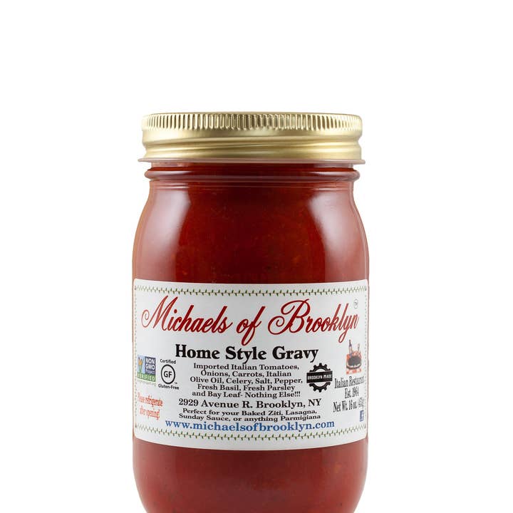 Michaels of Brooklyn - Wholesale Pasta Sauce - Home Style Gravy - 16oz