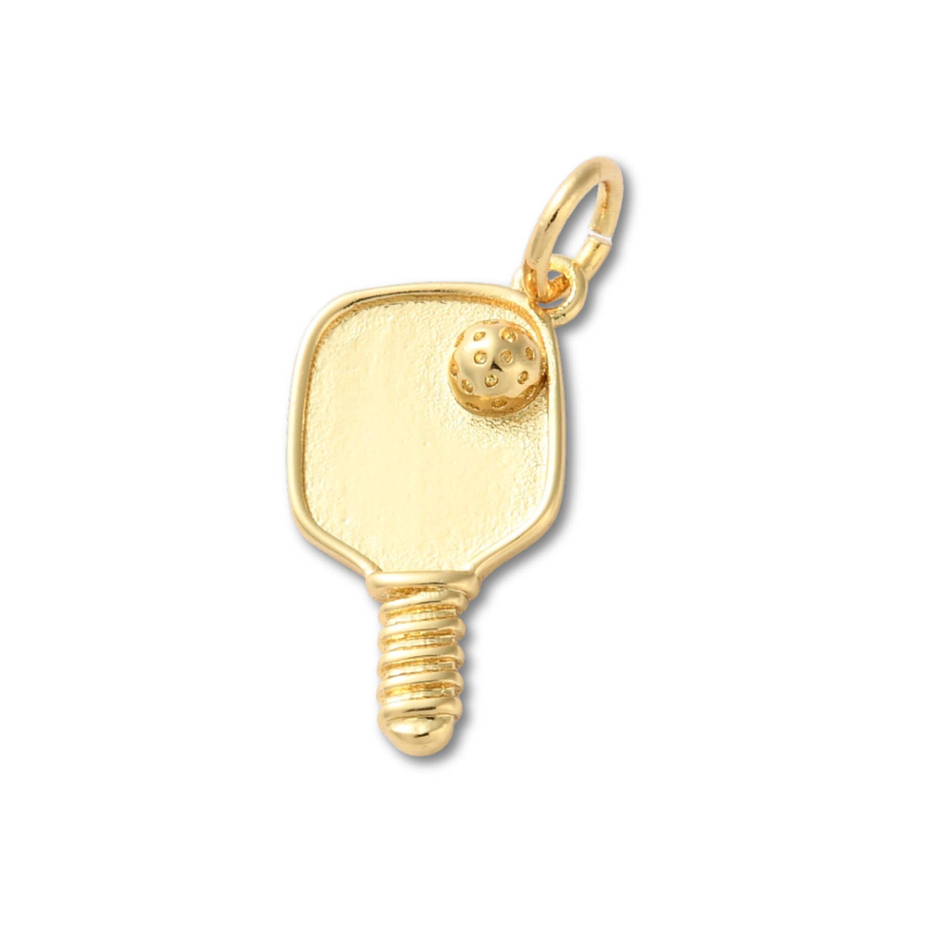 Love, Paige Designs - Wholesale Individual Charm/Pendant - Pickleball Gold Charm