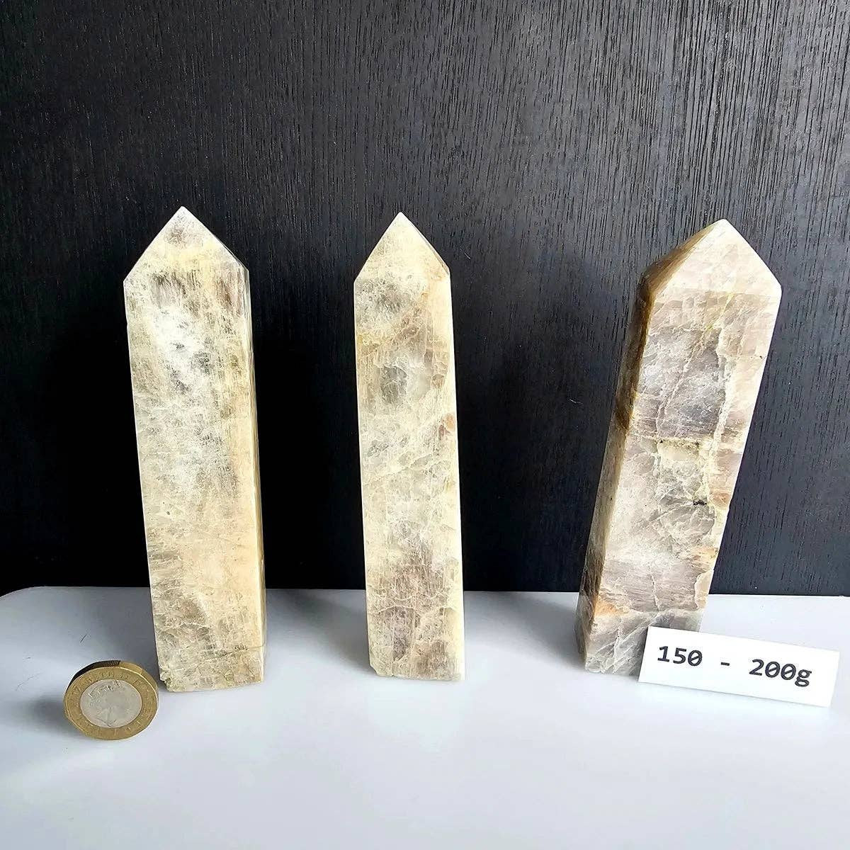 Distinction Crystals - Wholesale Spiritual Stone/Crystal - Sunstone Moonstone Crystal Towers3