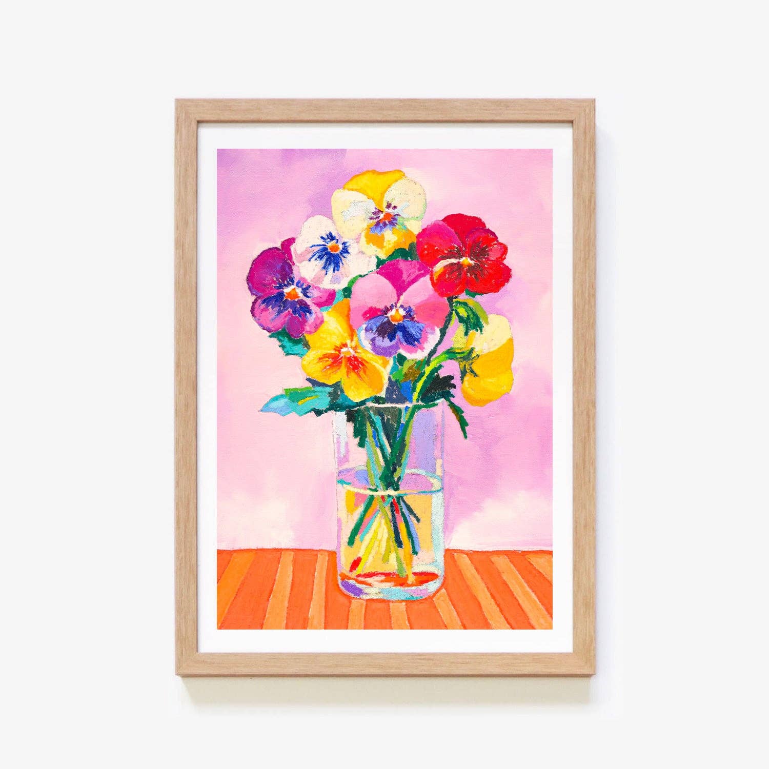 Julia Ockert – Impressão artística por atacado – Impressão de Arte Pansies In Wonderland8