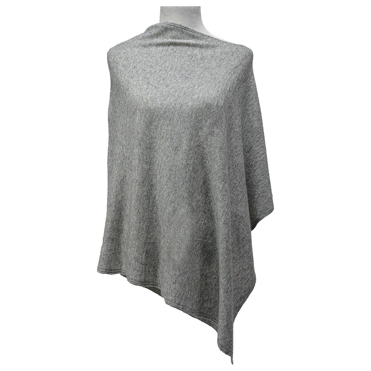 BNB Crafts Inc. - Wholesale Poncho - Women's - Solid Natural Cashmere Side neck poncho0