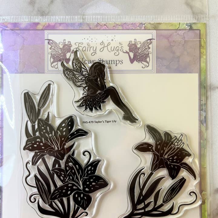 Fairy Hugs Stempels - Taylor's Tiger Lily voor wholesale door Fairy Hugs
