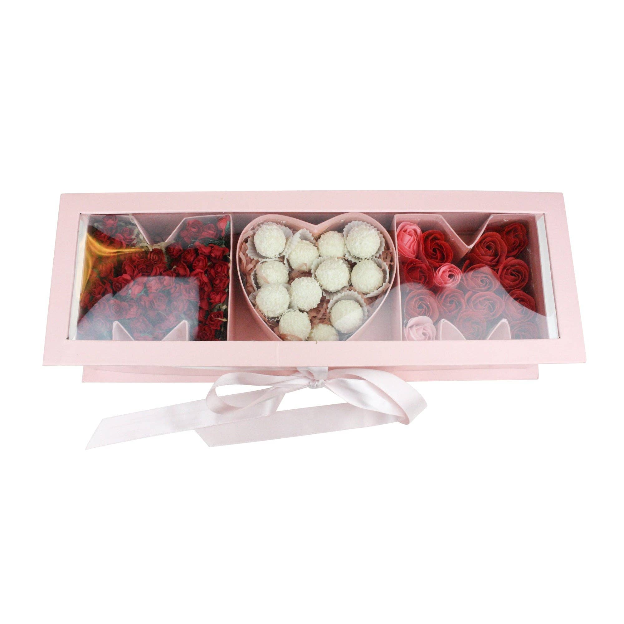 Emartbuy – Caixa de presente por atacado – Caixa elegante com compartimentos em forma de coração para Mom4