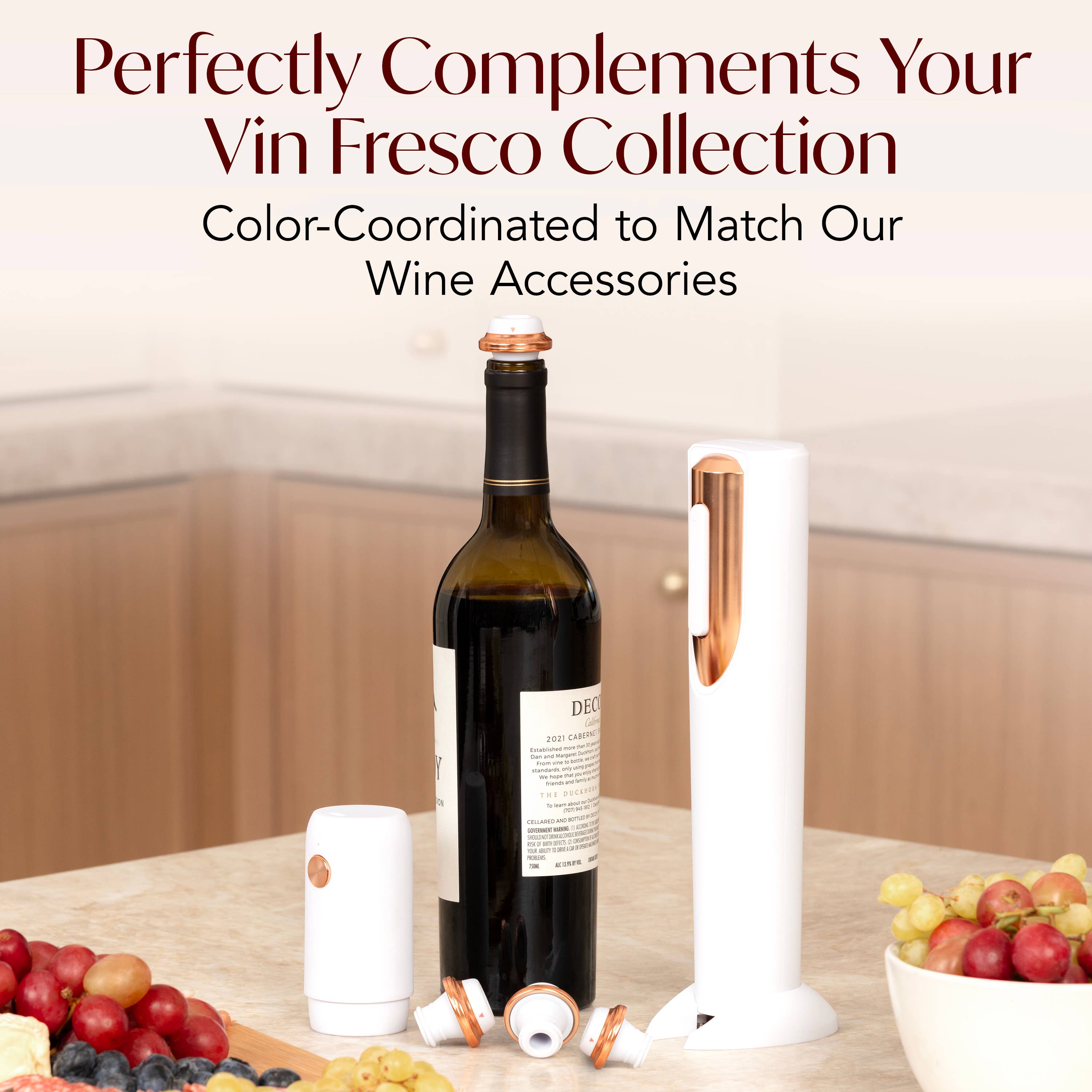 Vin Fresco - Wholesale Wine Tool Set - Vin Fresco Electric Wine Preserver, Vacuum Wine Saver12