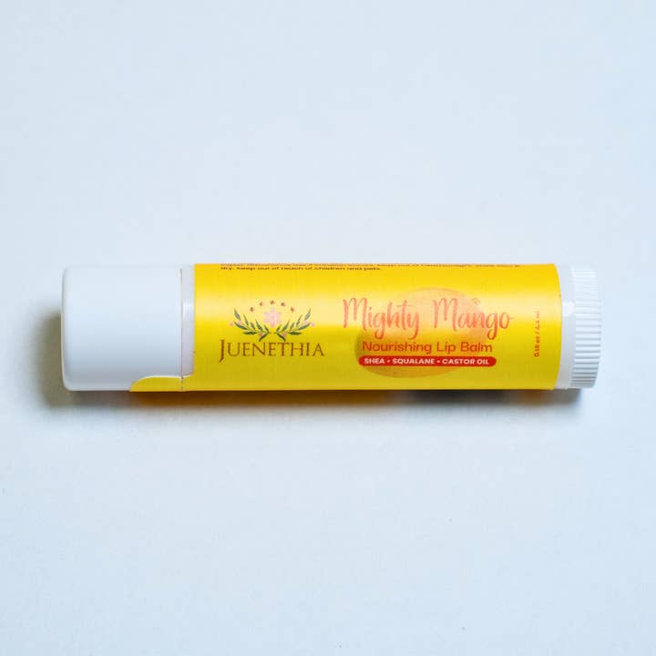 Mighty Mango Vegan Lip Balm – Juicy Mango Flavor for wholesale by Juenethia