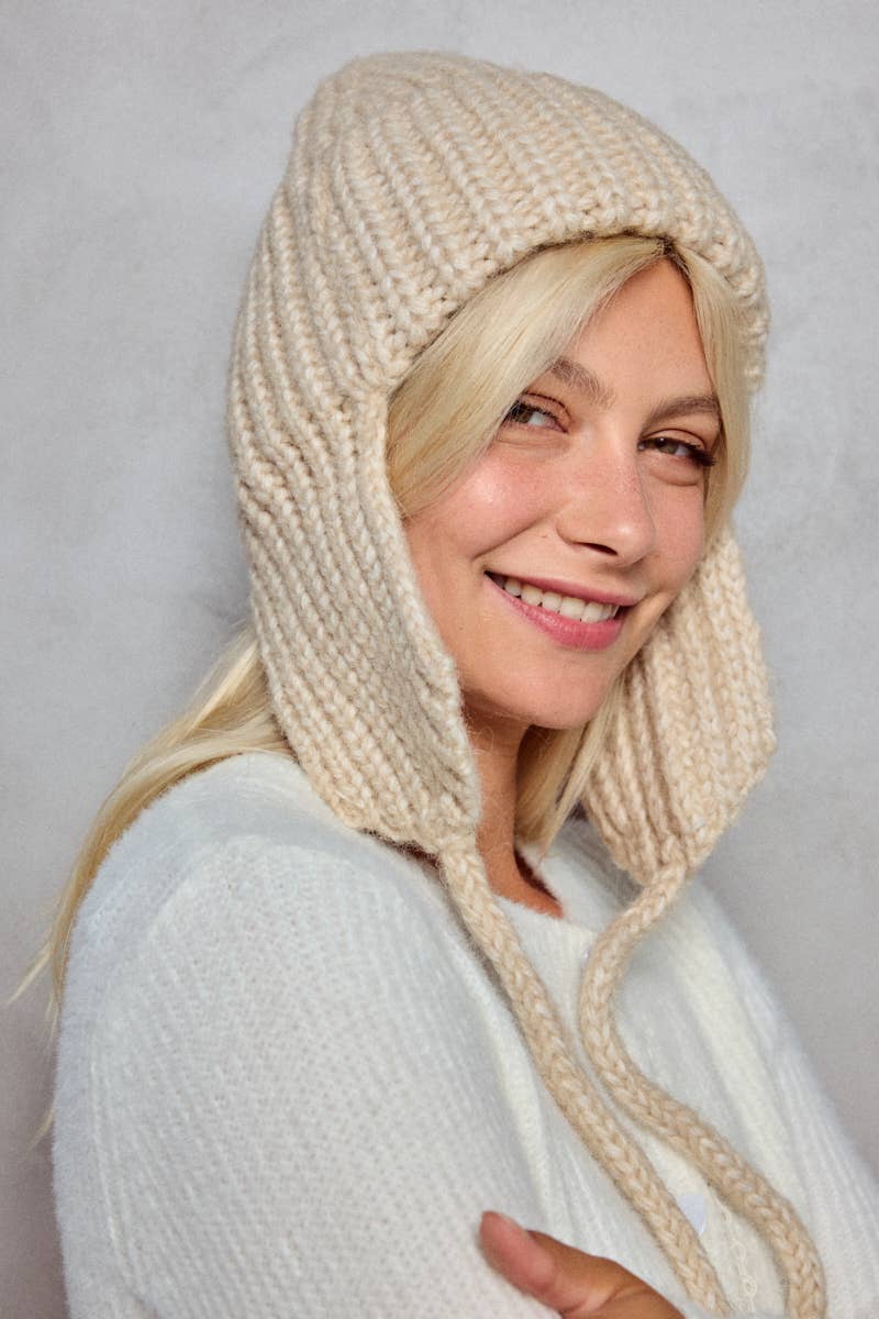 BYREN | ÉLINE L'ATELIER - Wholesale Beanie - Women's - Wool Earflap Beanie MJ205SD9