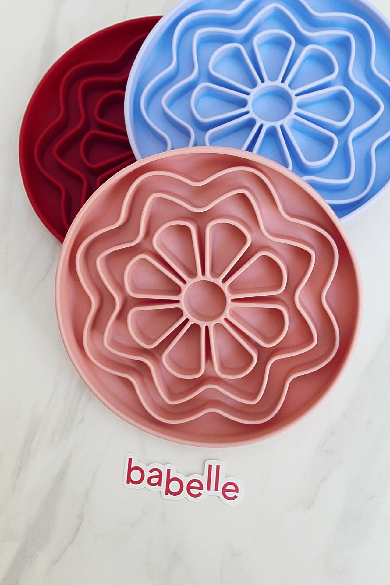 Babelle For Dogs – wholesale Pet food mat – Dog – The Petal Lickmat - Lilac 6