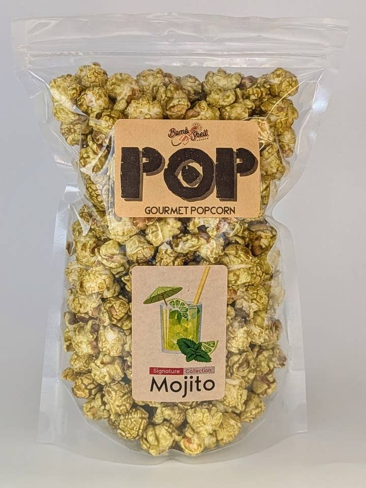 Mojito Gourmet Popcorn for wholesale by Bombshell Sweets