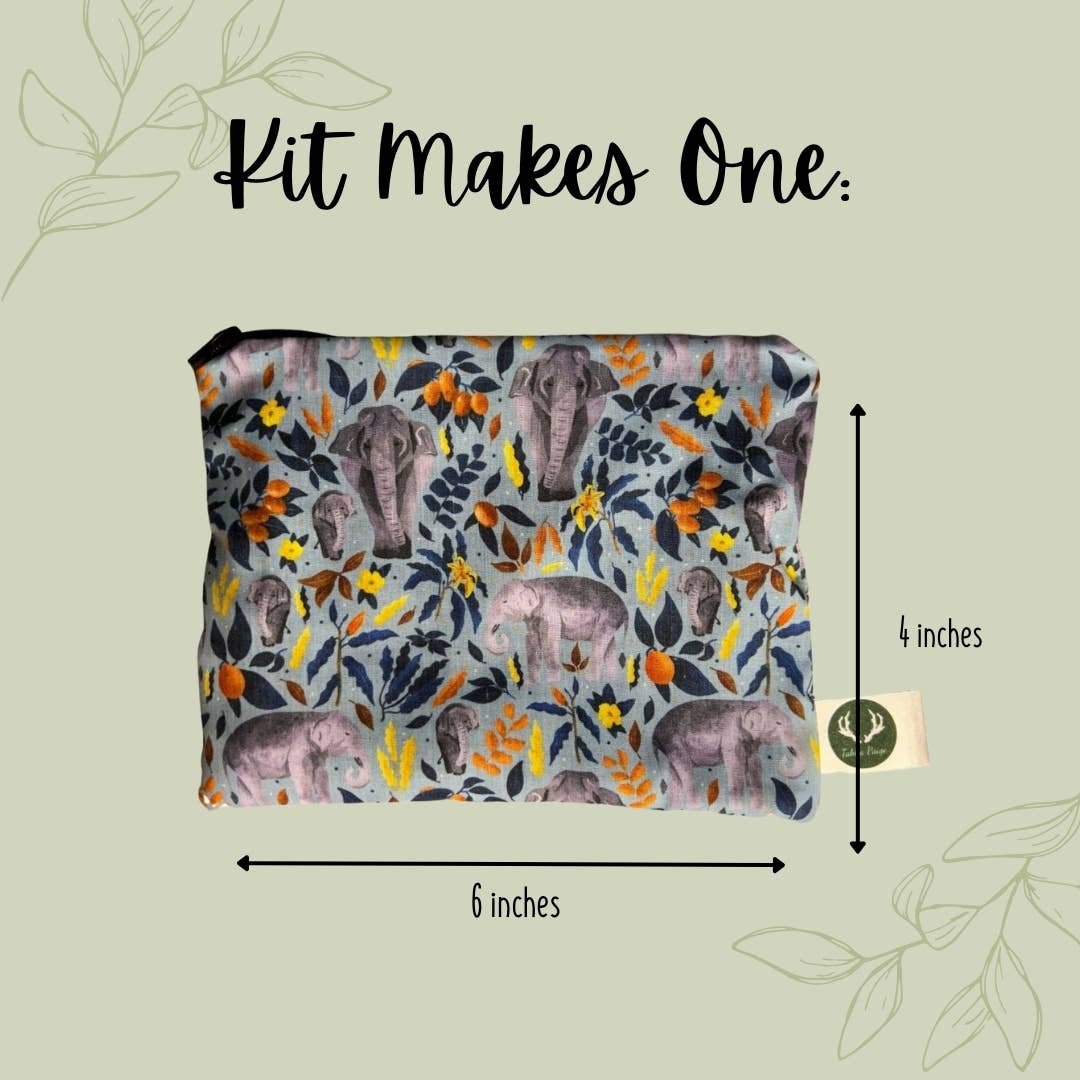 Tahlia Paige – wholesale Craft sewing kit – DIY Elephant Pouch Craft Kit2