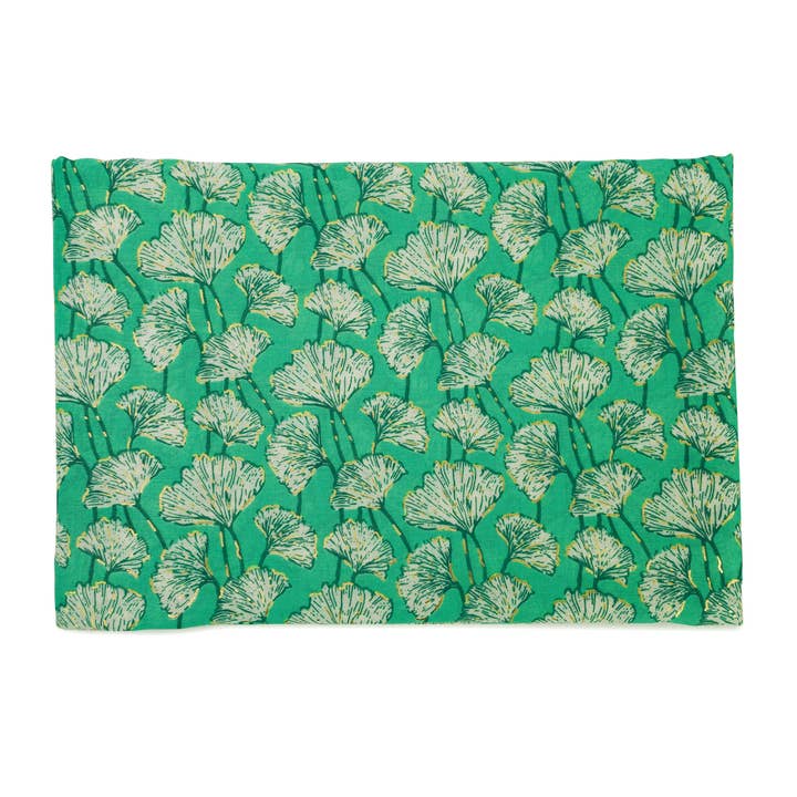 HJS - Wholesale Scarf - Women's - Printed scarf 'CLOVER' - made of viscose with golden print1