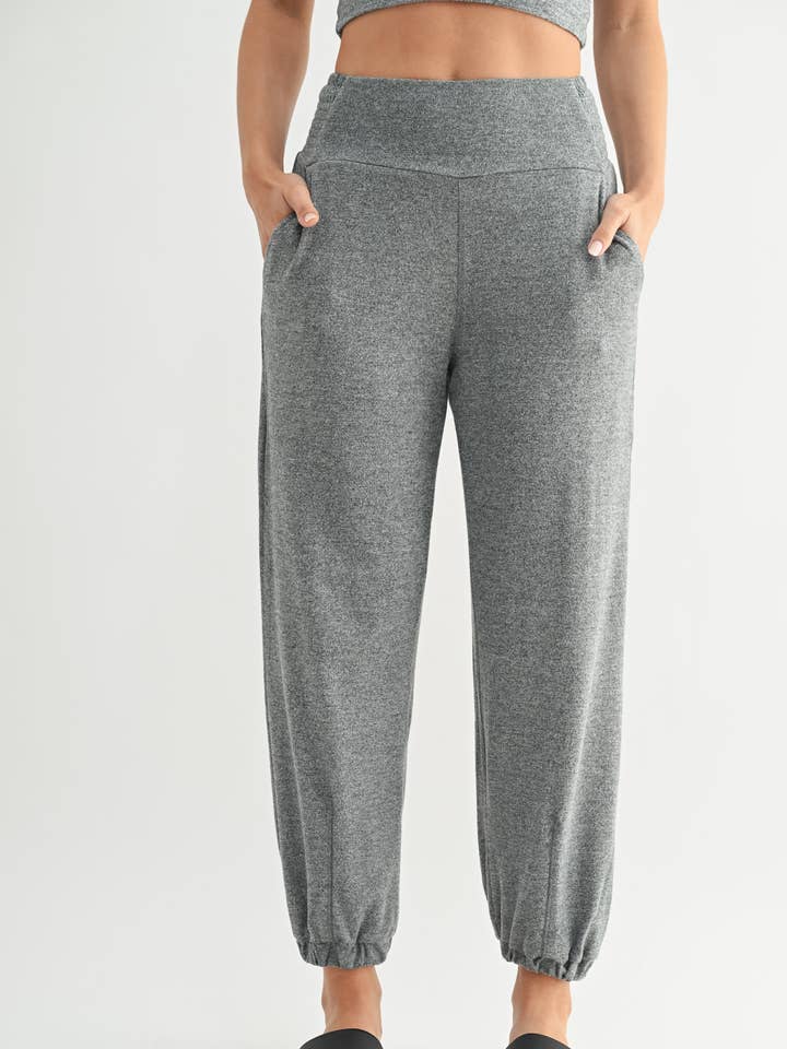 Mono B - Wholesale Lounge Sweatpants/Joggers - Women's - Brushed Hacci Lounge Jogger