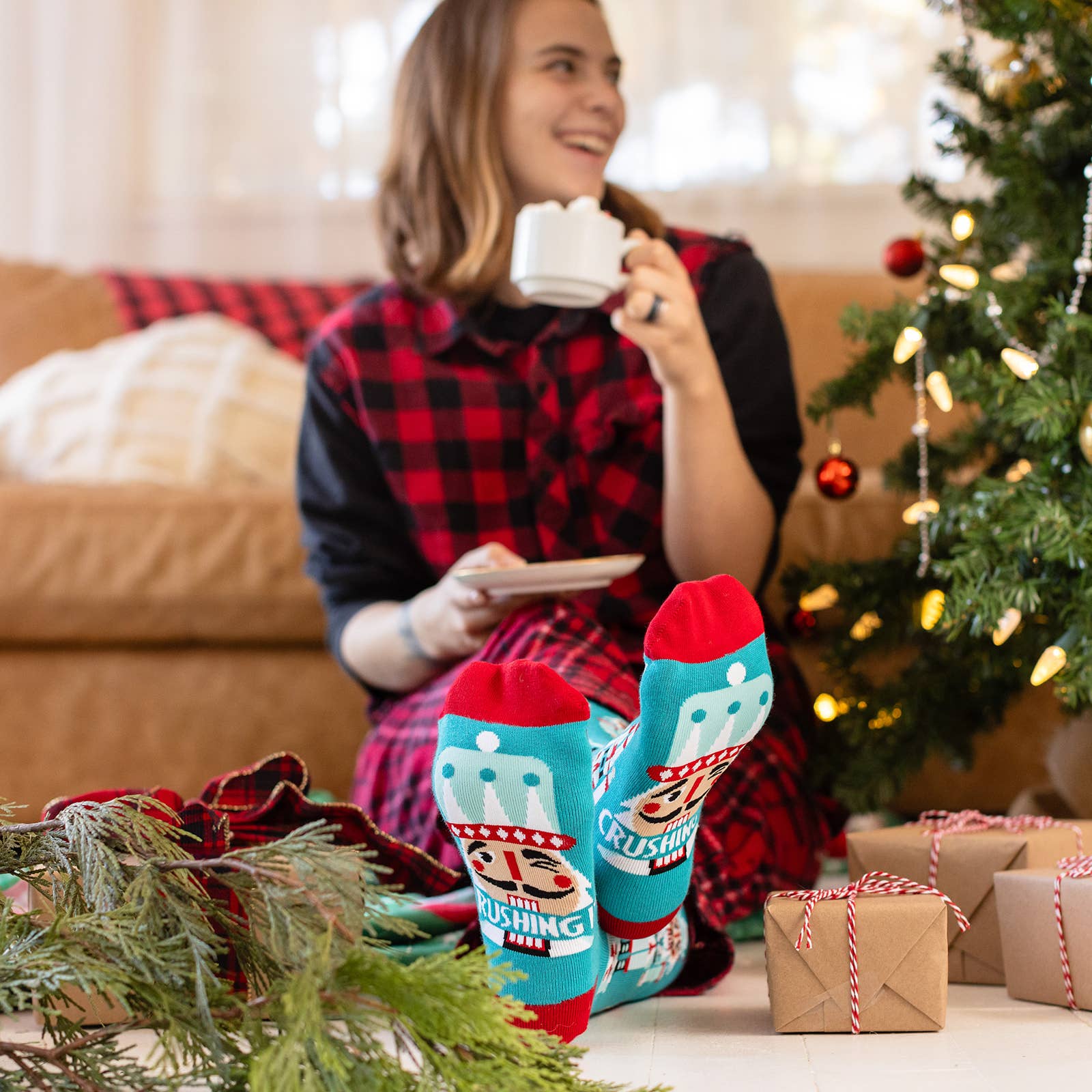 Lavley - Wholesale Socks - Unisex - Crushing It Nutcracker Christmas Socks7