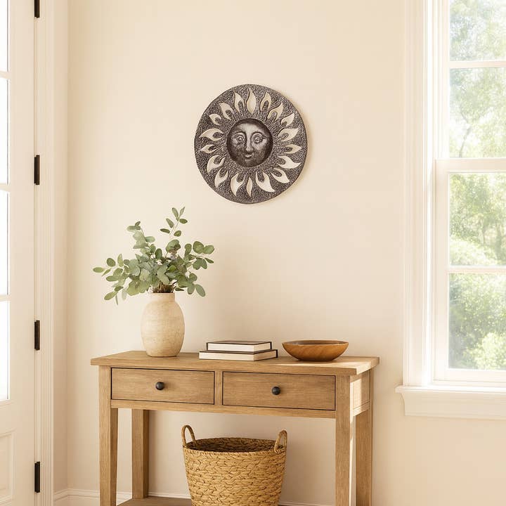 Beyond Borders - Wholesale Wall Accent - Medallion Sun Face2