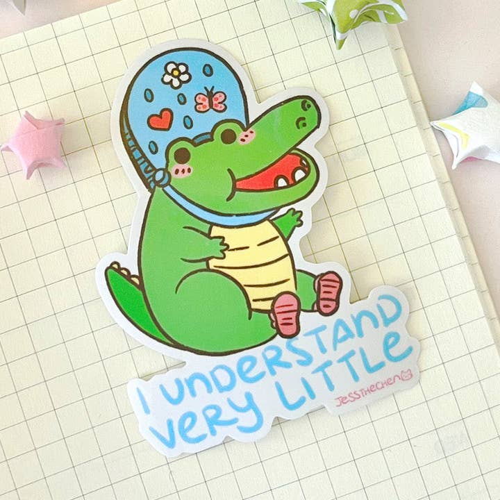 Vinylklistermärke – Jag förstår väldigt lite för wholesale av Jessthechen