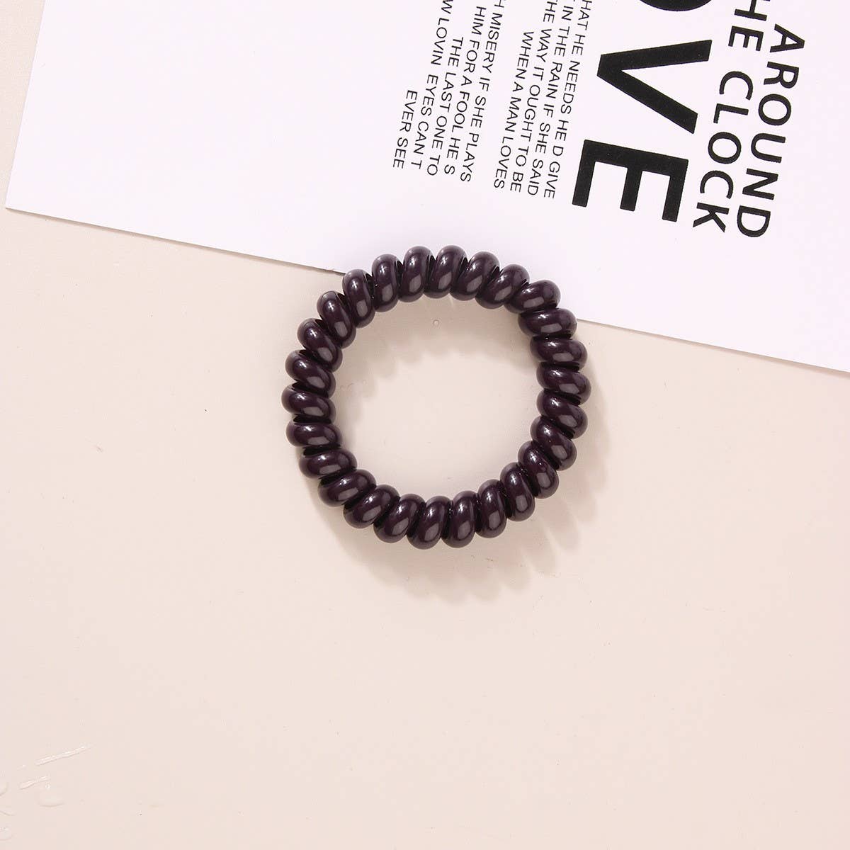 NINEXIS - Wholesale Hair Tie - CWAHA1108_Simple Phone Line Hair Tie  21