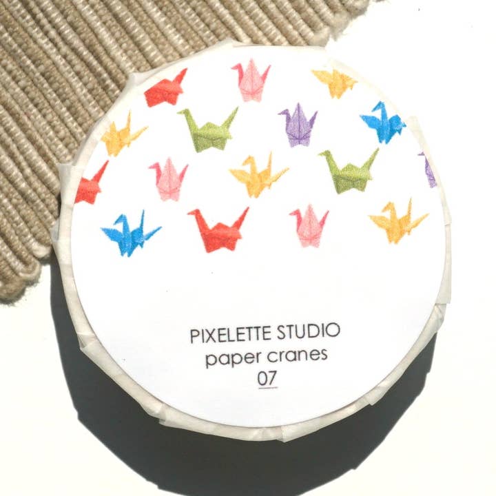 Paper Crane Washi Tape for wholesale by Pixelette Studio