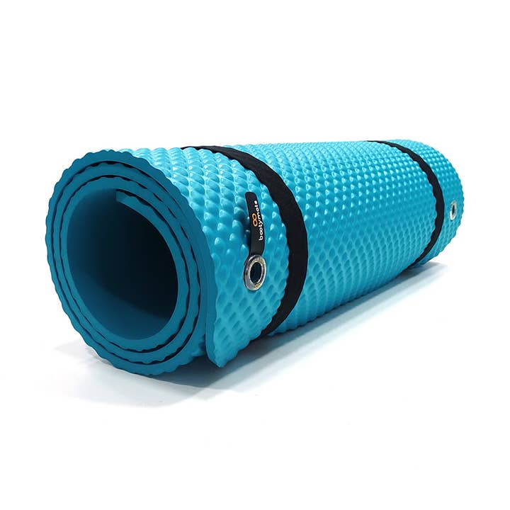 Oversized padded pilates mat. Aqua for wholesale by Bootymats