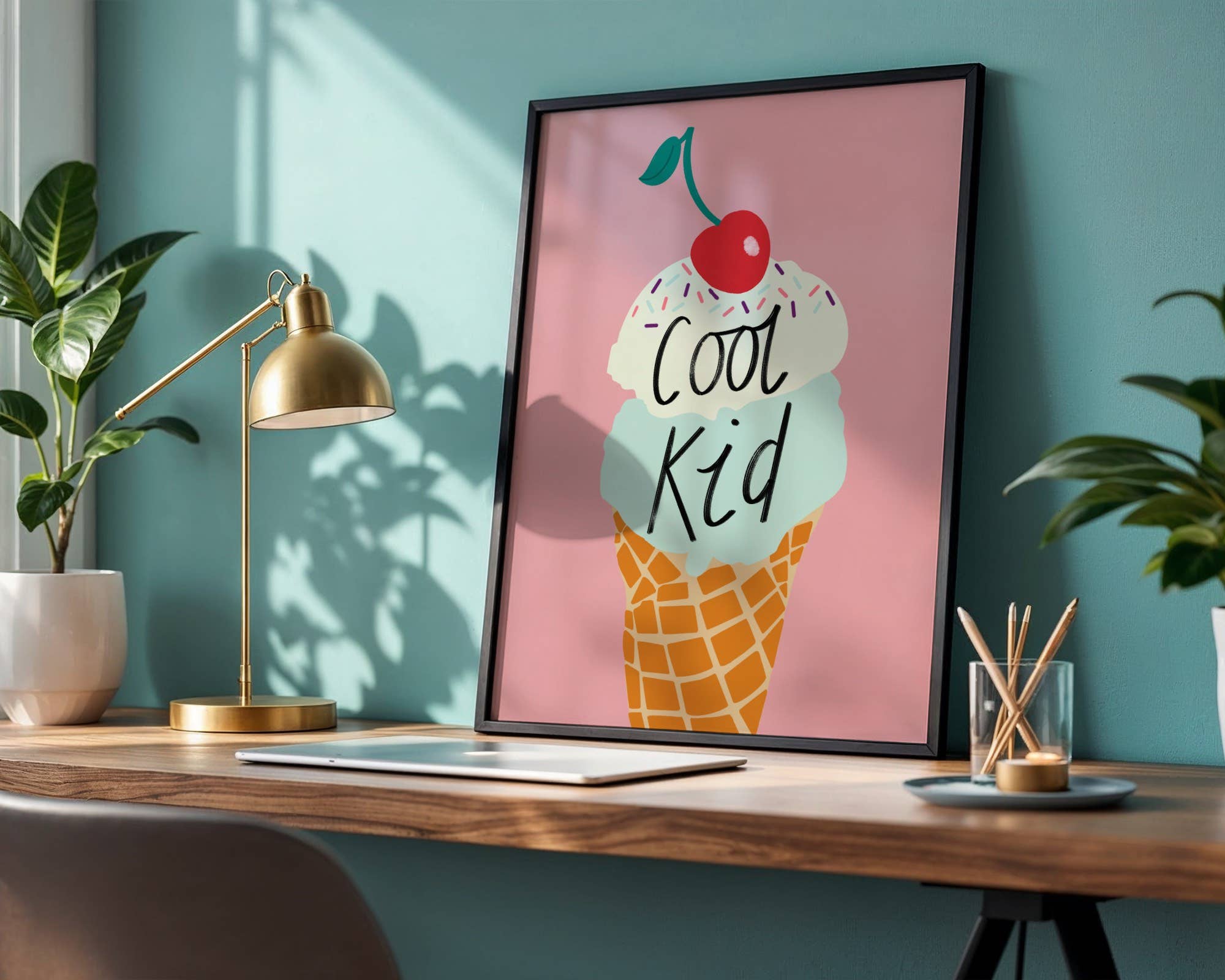 Emmy James Studio - Wholesale Art Print - Cool Kid Ice Cream Art Print9