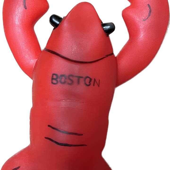 BOSTON Squeaky Lobster dog toy for wholesale by Pet Souvenirs