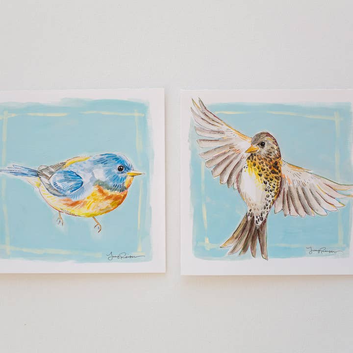 Birdies for wholesale by Lucy Reiser Fine Art