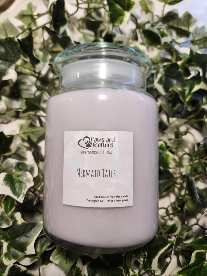 Stort 24 oz Soy Wax Candle for engroshandel hos Paws and Reflect