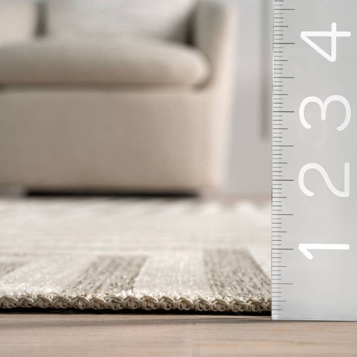 Cream Nicolai Graphic Fringed Reversible Machine Washable Area Rug for wholesale on Faire