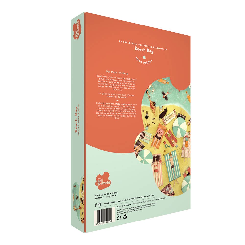 Mon Joli Puzzle – wholesale Puzzle – Adult – Beach Day Puzzle — My Pretty Puzzle — 1000 pieces2