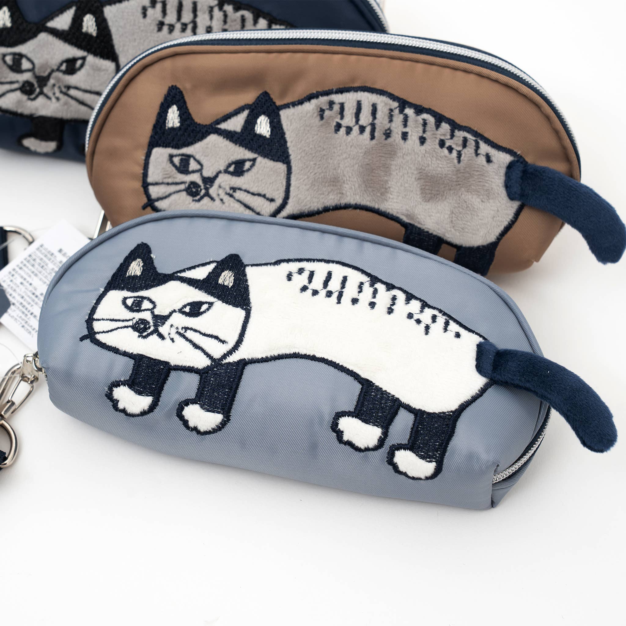 U PLUS INC - Vente Étui et rangement pour lunettes – femme - Étui à lunettes brodé chat Kusuguru Japon6