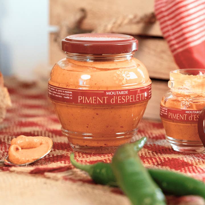 DOMAINE DES TERRES ROUGES - Wholesale Mustard - Espelette Pepper Mustard 55 g2