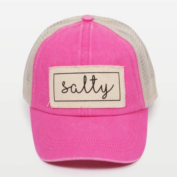 David And Young - Wholesale Baseball Cap - Women's - Salty Canvas Patch Mesh Back Baseball Cap15