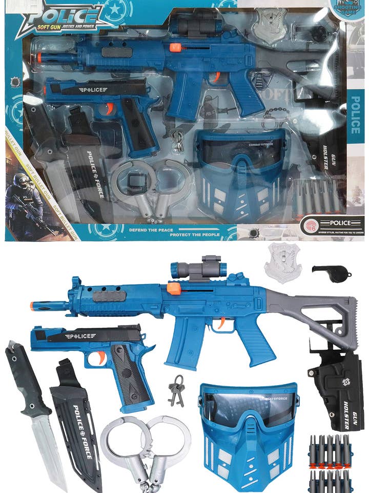 Police Accessories and Gear Pretend Play Set for wholesale by Cap Zone