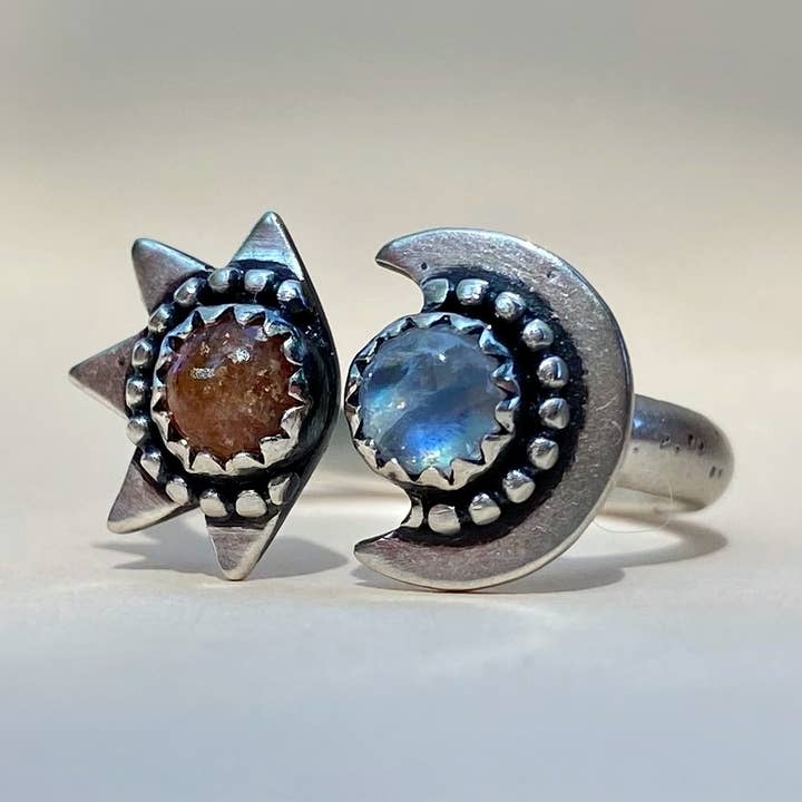 Sun & Moon Ring for wholesale by Blue and Blue