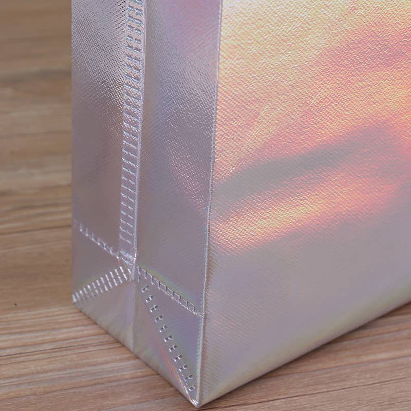 ByHome - Wholesale Gift Bag - 50pcs, 4 Sizes Iridescent Holographic Non-woven Gift Bag3