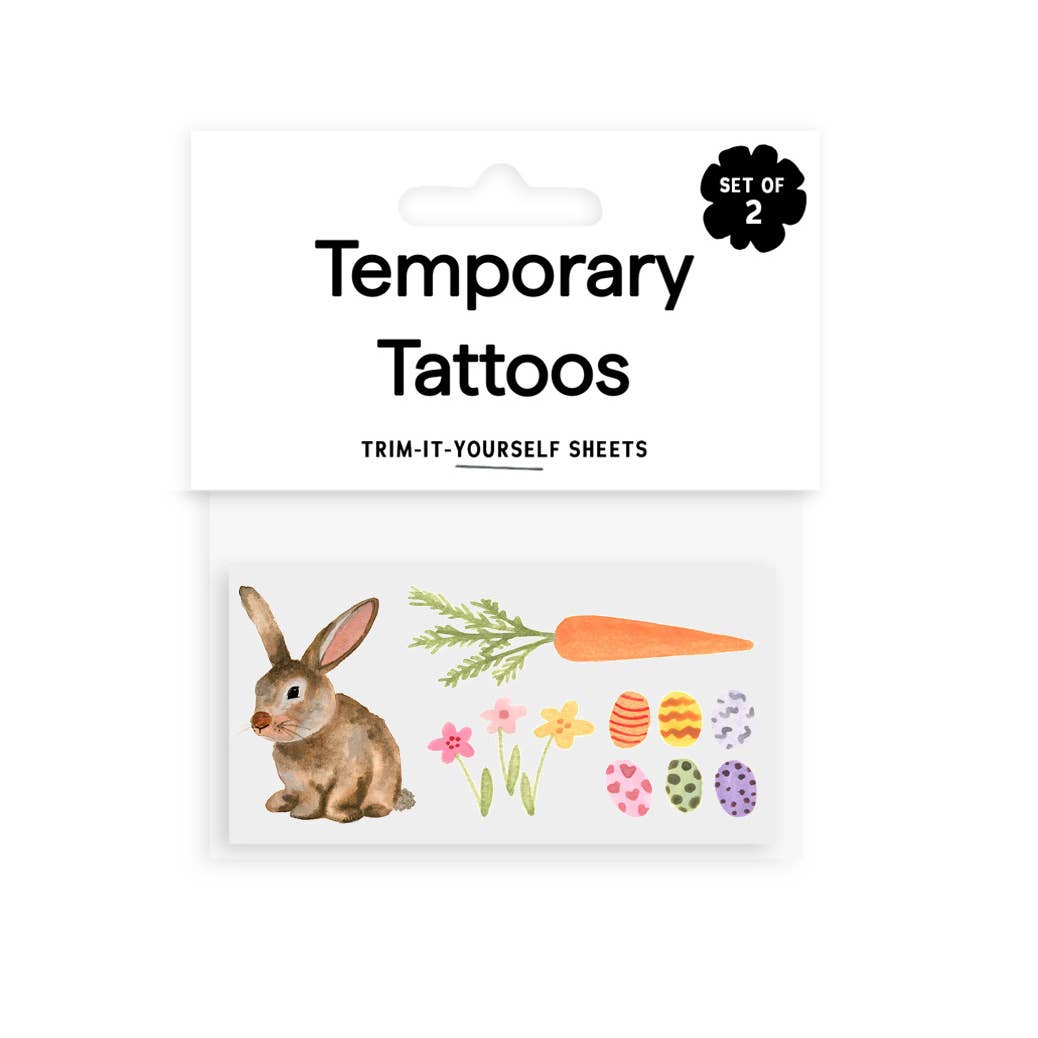 Saint Tattoos - Wholesale Temporary Tattoo - Spring Bunny Temporary Tattoos1