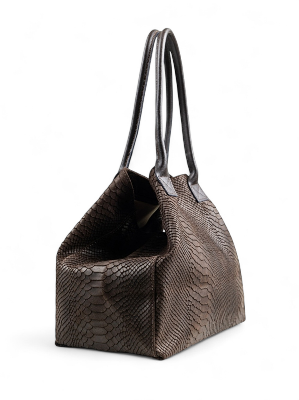 ZEEN - Wholesale Shoulder Bag - Women's - LOLA Choco leather bag3