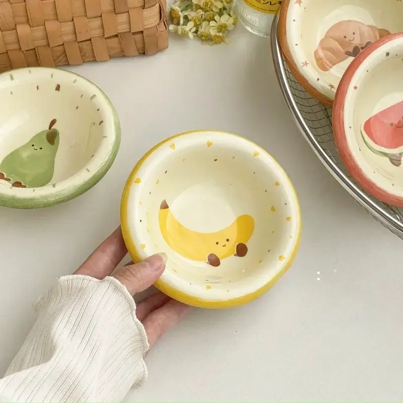 Otterware - Wholesale Condiment/Dip Bowl - Hand-Painted Fruit & Pastry Ceramic Dipping Bowls11