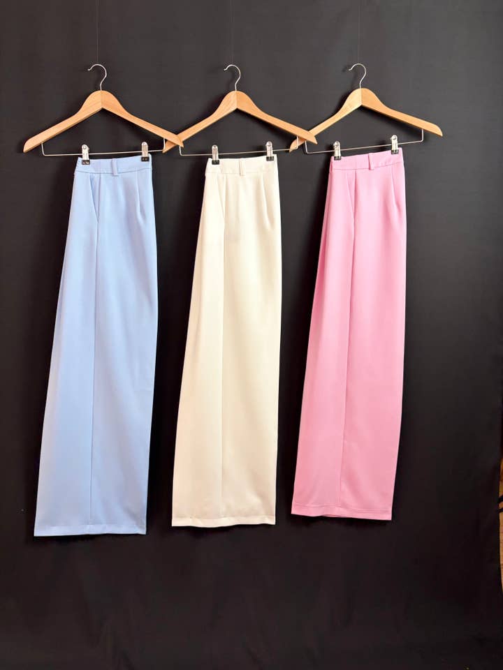 White Wide boska pants for wholesale on Faire5