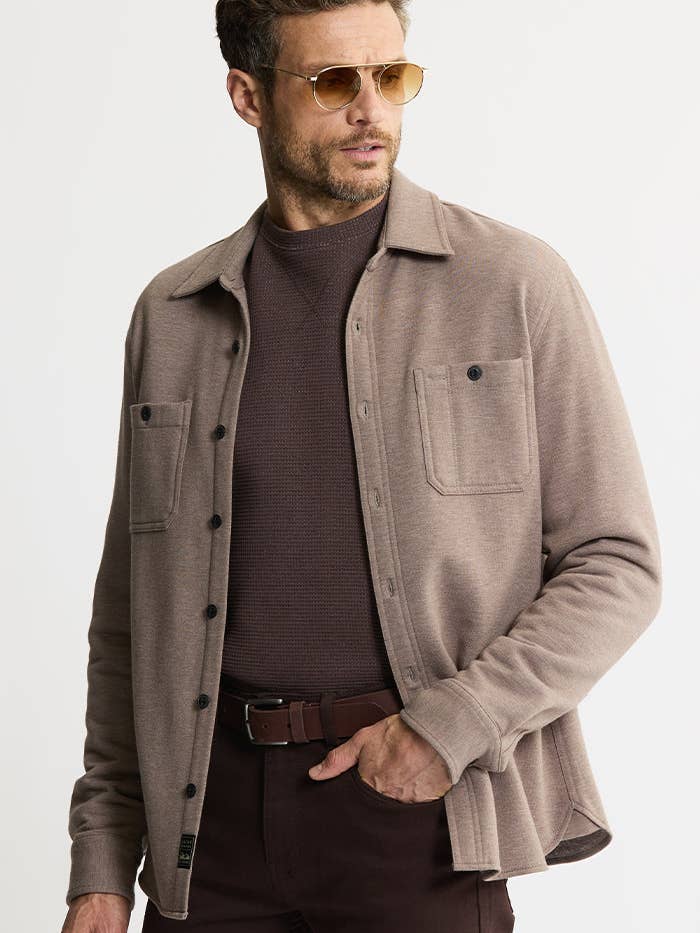 JACHS NY - Wholesale Button Down Shirt - Men's - Soft Touch Fleece Workshirt16