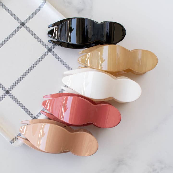 Tiepology - Wholesale Hair Clip - Women's - Glossy Bonnie Side Hair Claw Clip16