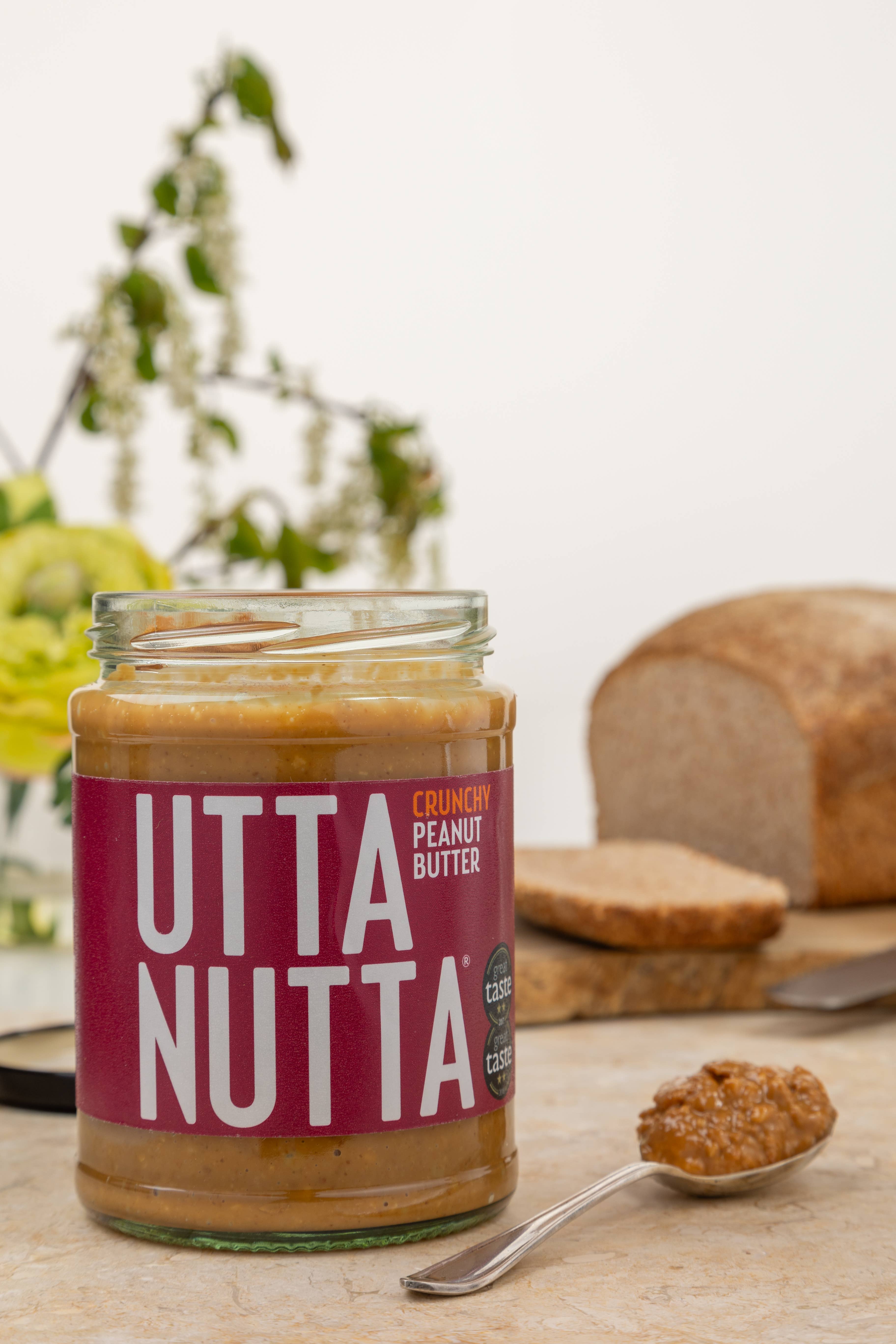 Utta Nutta – wholesale Nut butter – 535g CRUNCHY PEANUT BUTTER  Large Keto Vegan Natural1