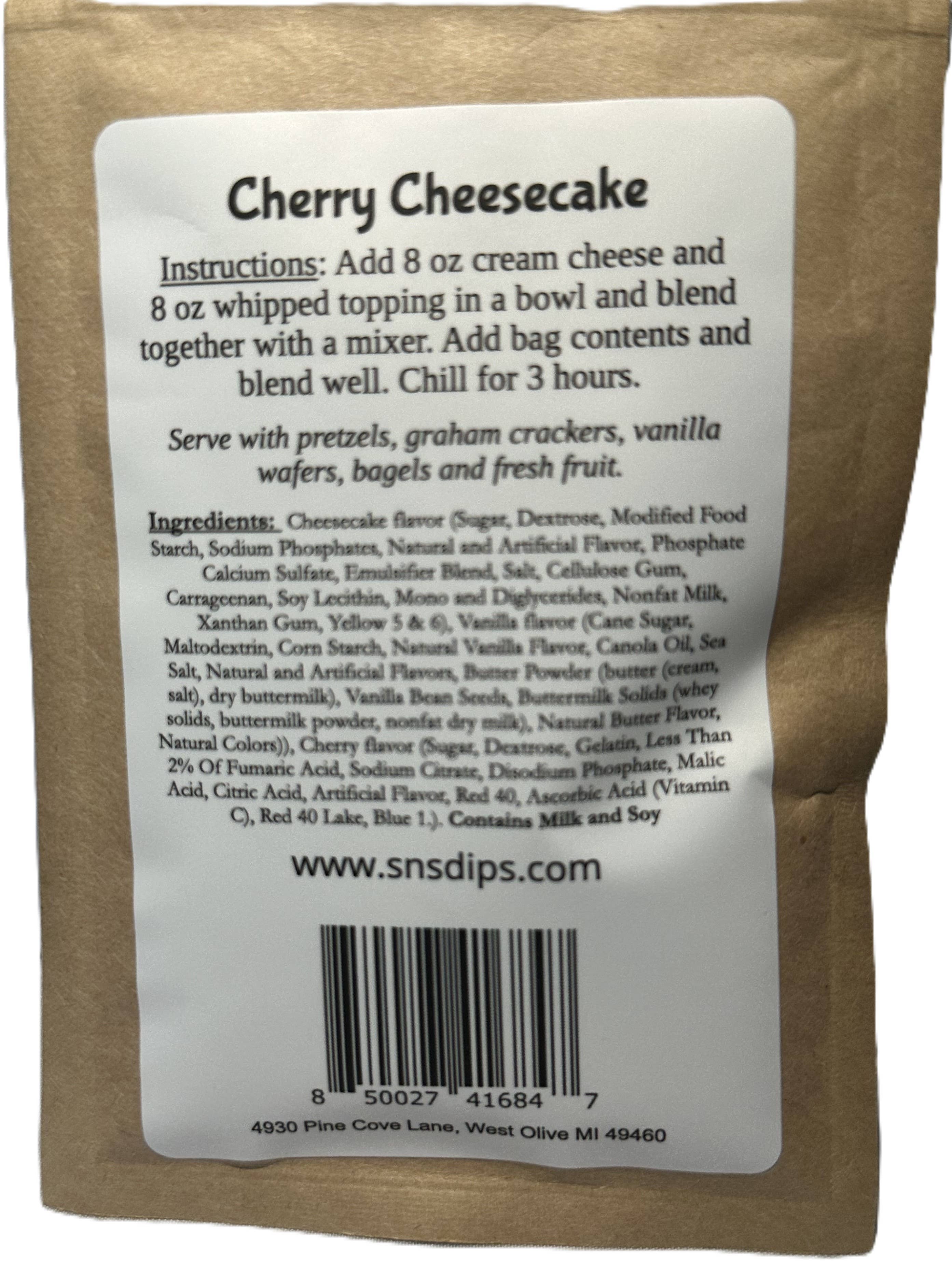 SnS Dips - Wholesale Dip - Cherry Cheesecake Dip Mix2