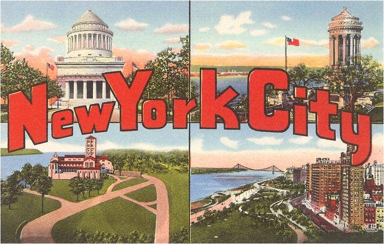 Found Image Press - Wholesale Sticker - Sticker NY-634 Sights of New York City0