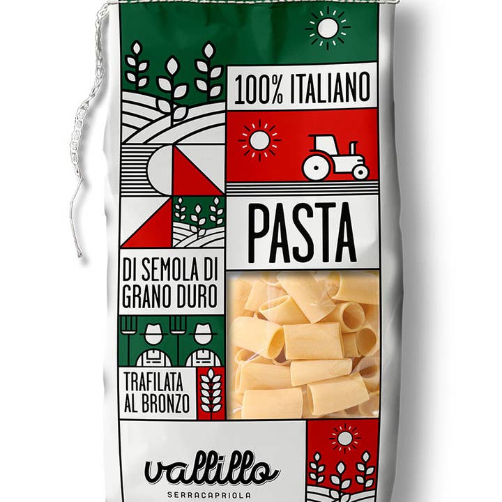 Vallillo - Wholesale Pasta - Mezzi Paccheri - 100% Italian Artisan Pasta1