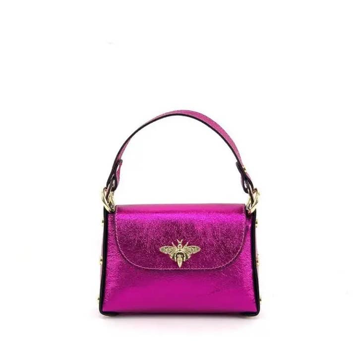Cassette Barcelona - Vendita all'ingrosso Borsa a tracolla - Donna - Cassette - Borsa L'Abeille Verde Metallizzato