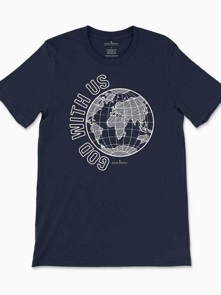 God with Us Unisex Tee for wholesale by Exaltedly