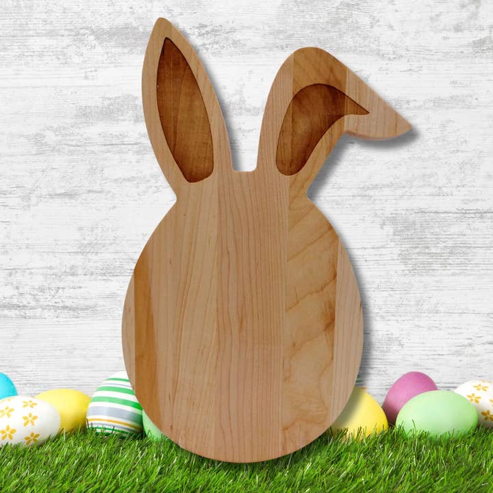 Easter Egg with Bunny Ears Wood Board for wholesale by Creative Gifts International Inc.